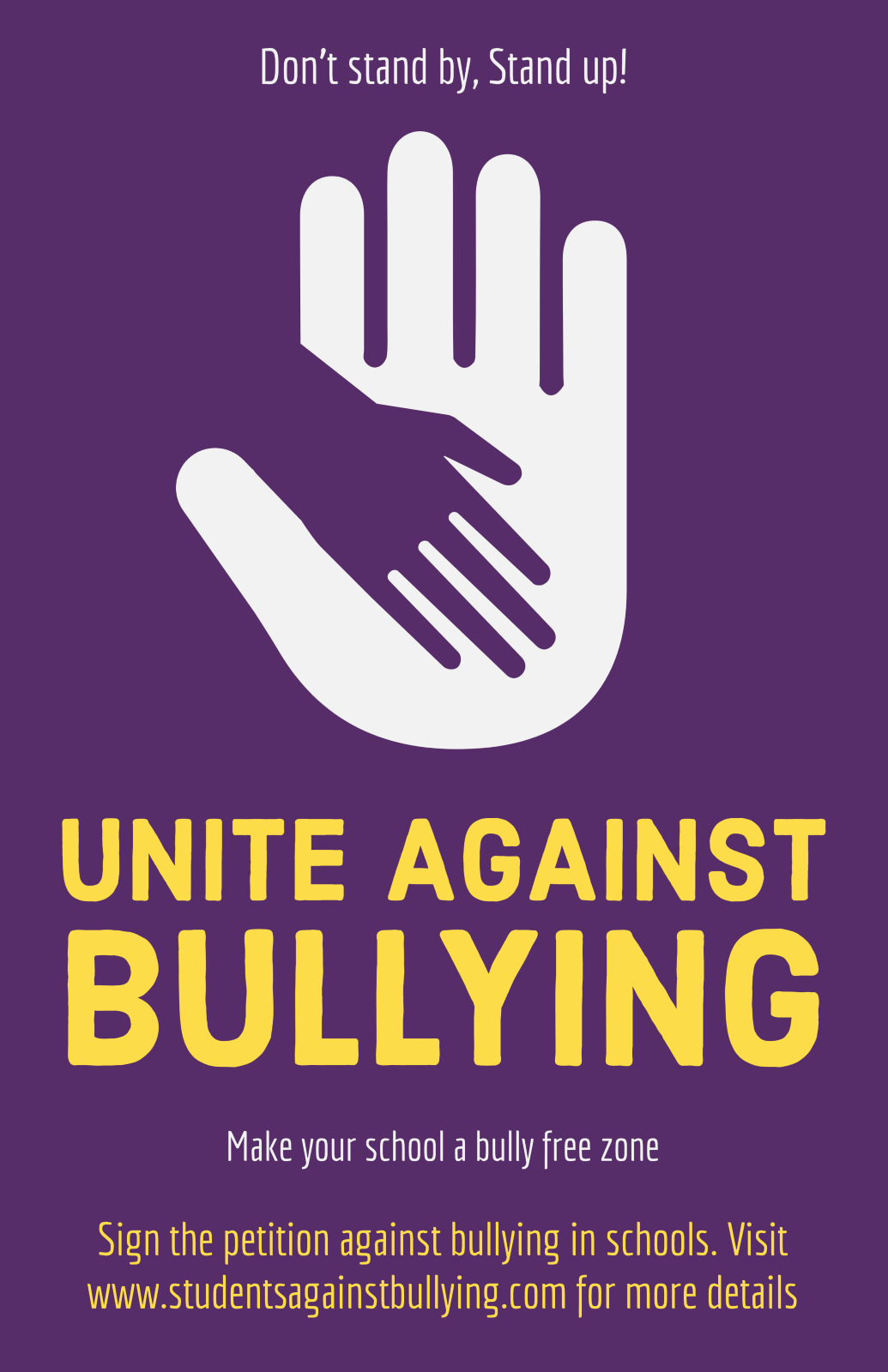 Anti Bullying Posters For Schools