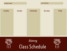 Free Online Customizable Class Schedule Maker | Adobe Express