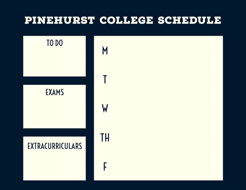 Free Online College Schedule Maker | Adobe Express