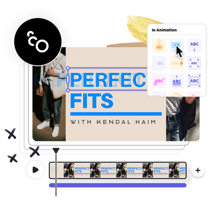 Icons and graphic elements, and YouTube video featuring the text "Perfect fits" playing in the background.