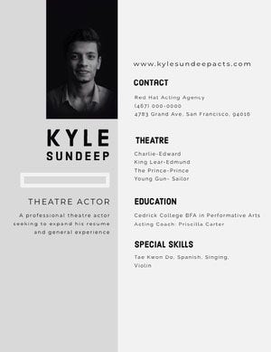 White and Grey Professional Resume Resume Examples