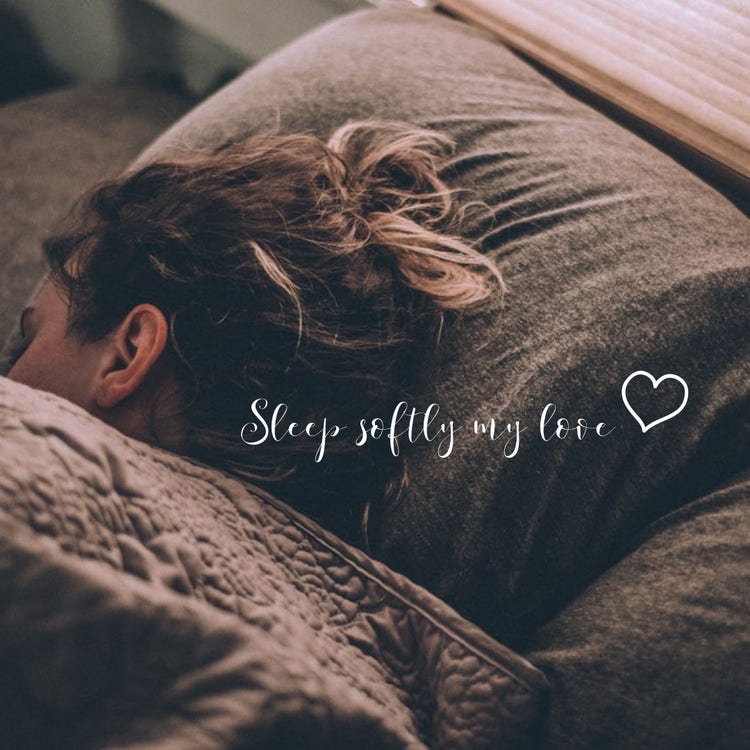 sleep well, my love.  Best love quotes ever, Girlfriend quotes