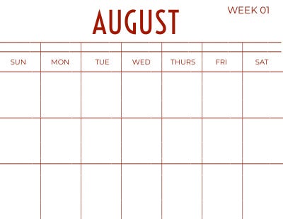 free calendar templates adobe express