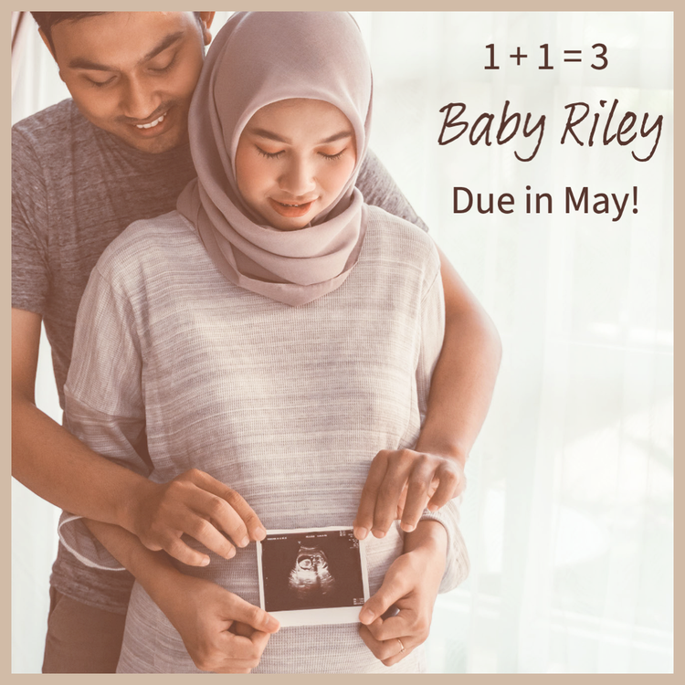 Baby Inside Pregnancy Pregnant Announcement Cute' Men's Premium