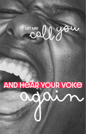 A template with a Black man singing that says in a text overlay