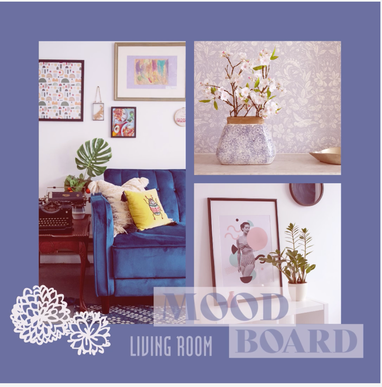 Moodboards for home improvement: Living room mood board