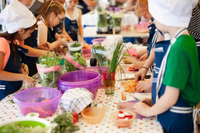 Kids Cooking in the Classroom