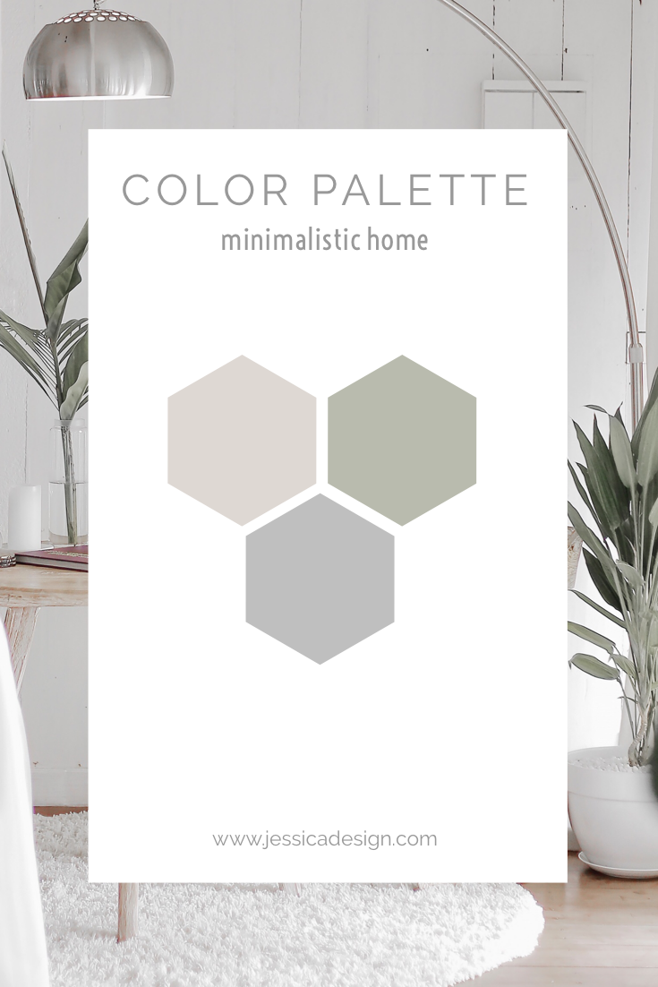 Color palette minimalistic home