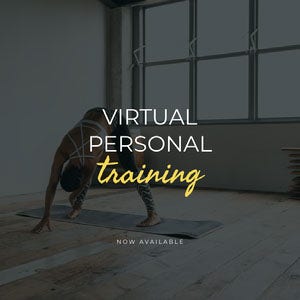 virtual personal training instagram COVID-19 Re-opening