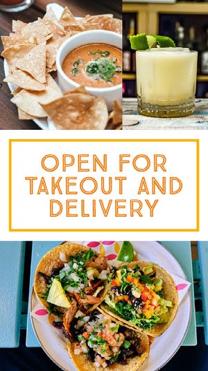 Orange and Yellow Food Photo Collage Restaurant Announcement Instagram Story COVID-19 Re-opening