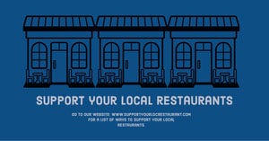 support local restaurant instagram landscape COVID-19 Re-opening
