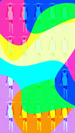 Colorful, Bright Patterned Abstract Instagram Story Artists Collection: Adobe Spark Stylemakers