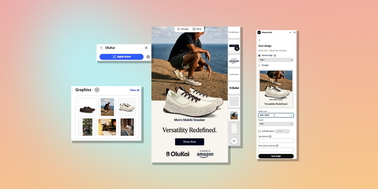 Podean unlocks faster Amazon Ads creation with Adobe Express