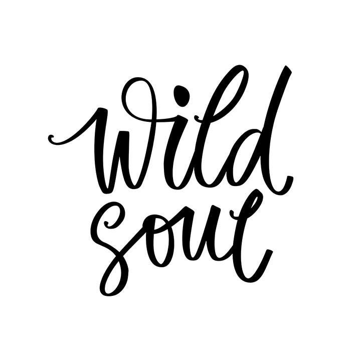 Exemple de police script dit « wild soul »