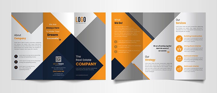 Exemples de brochures pour branding