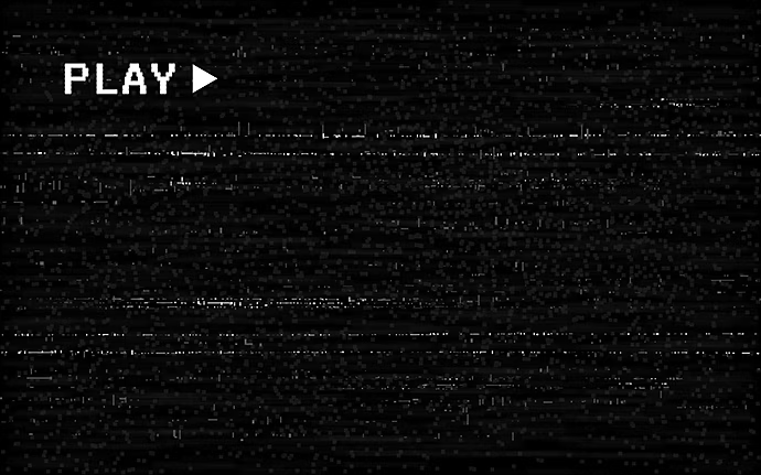 Image éditée avec des erreurs statiques et glitch