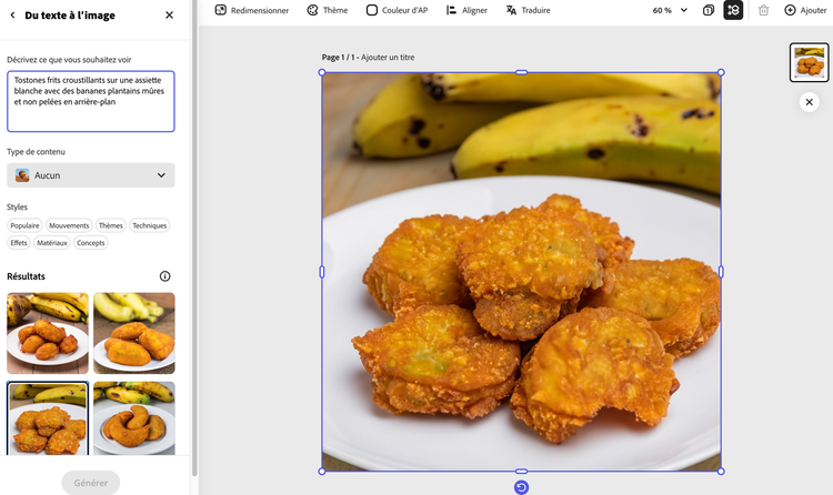 A screenshot of a food photo editor Description automatically generated