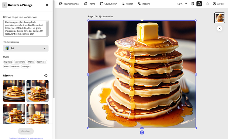 A screenshot of a photo of a stack of pancakes Description automatically generated
