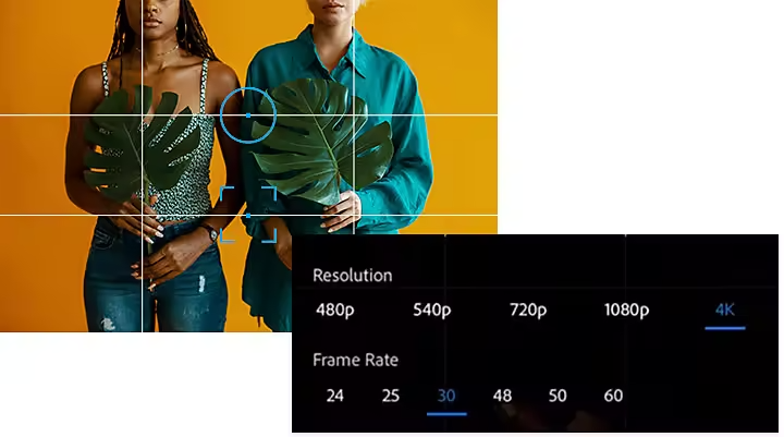 Adjusting video resolution in Adobe Premiere Pro