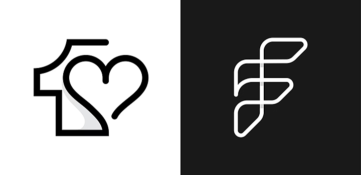 A minimalist logo design