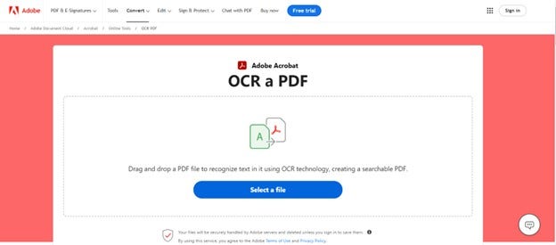 OCR a PDF with Adobe Acrobat