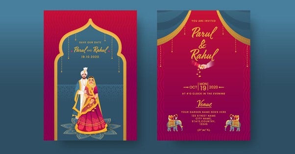 Customise your wedding card PDFs with Adobe Acrobat