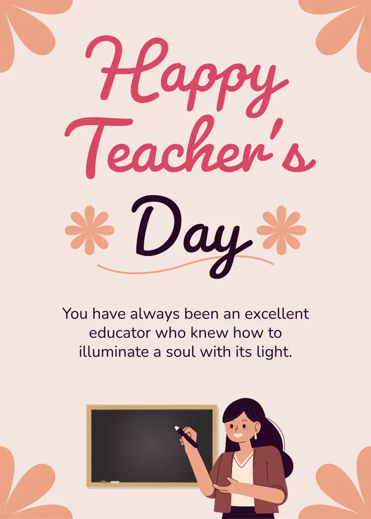 Free Teachers’ Day Greeting Card Maker 