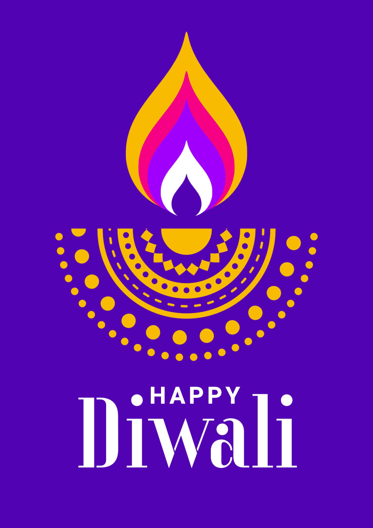 Free printable, customizable Diwali poster templates | Canva