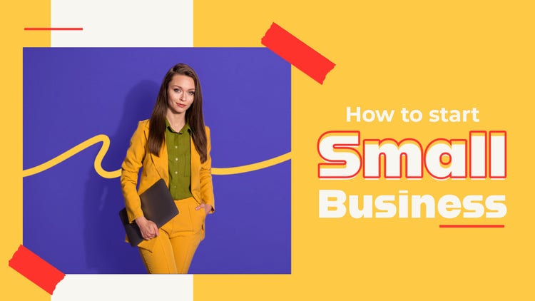 Yellow Small Business Youtube Thumbnail