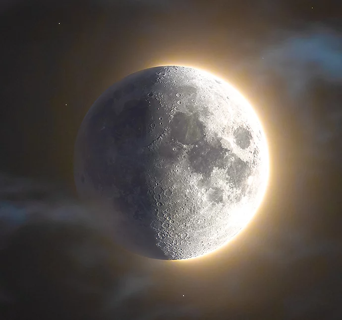 AerialUsing the moon to create natural visual effects