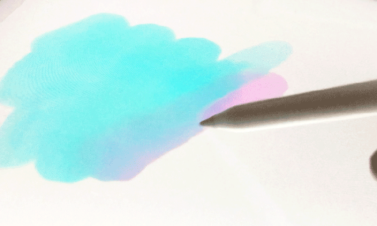 ペンの感覚、色の混ざりも忠実に再現 手描き感覚そのままで描ける「Fresco」