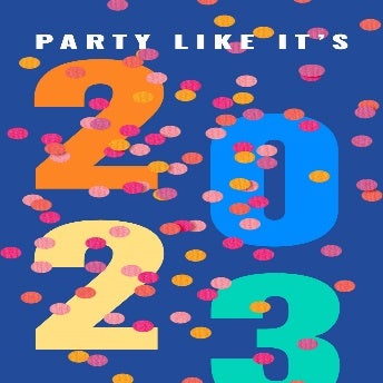 Blue Colorful New Years Eve Party Instagram Story