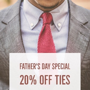 Businessman Photo Fathers Day Ties Sale Instagram Post