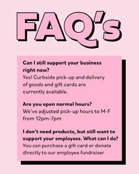 Pink Business Frequently Asked Questions Instagram Portrait Graphic COVID-19 재개