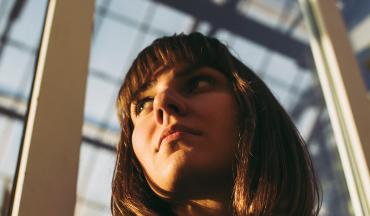 low angle shot of a person