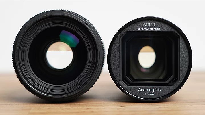 Anamorphic camera lenses