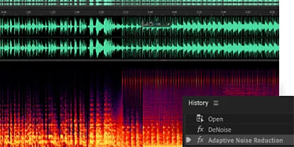 Combined audio effects in Adobe Audition