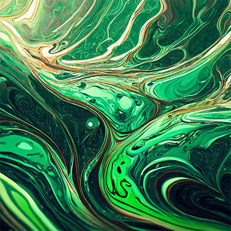 ferrofluid green