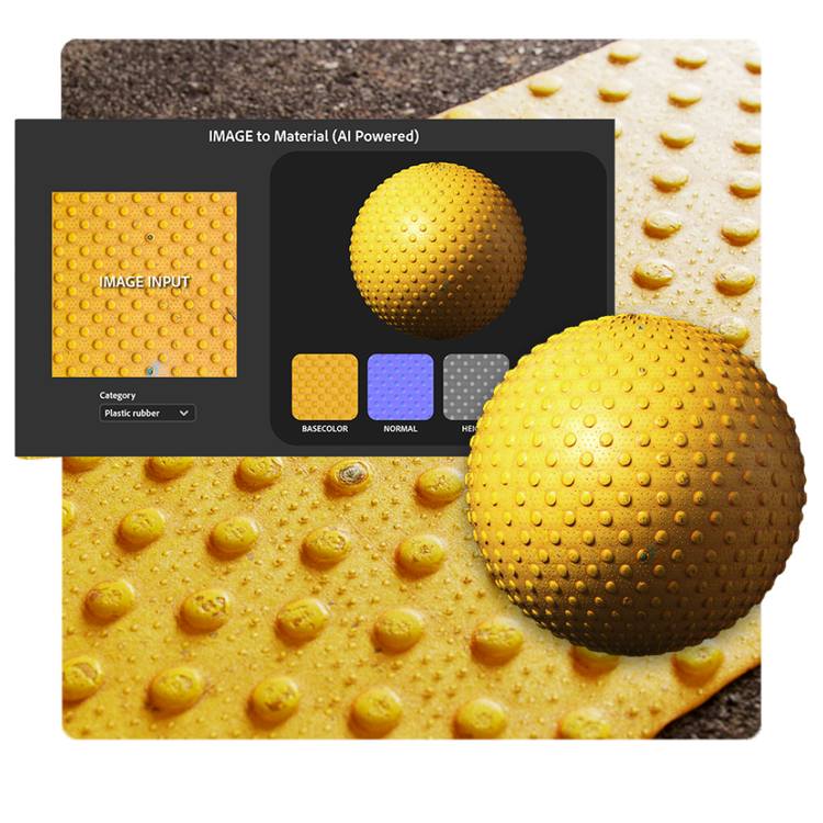 A 3d rendering of a ball with rough yellow texture