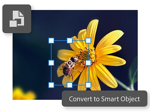 An example of the Convert to Smart Object feature being used.