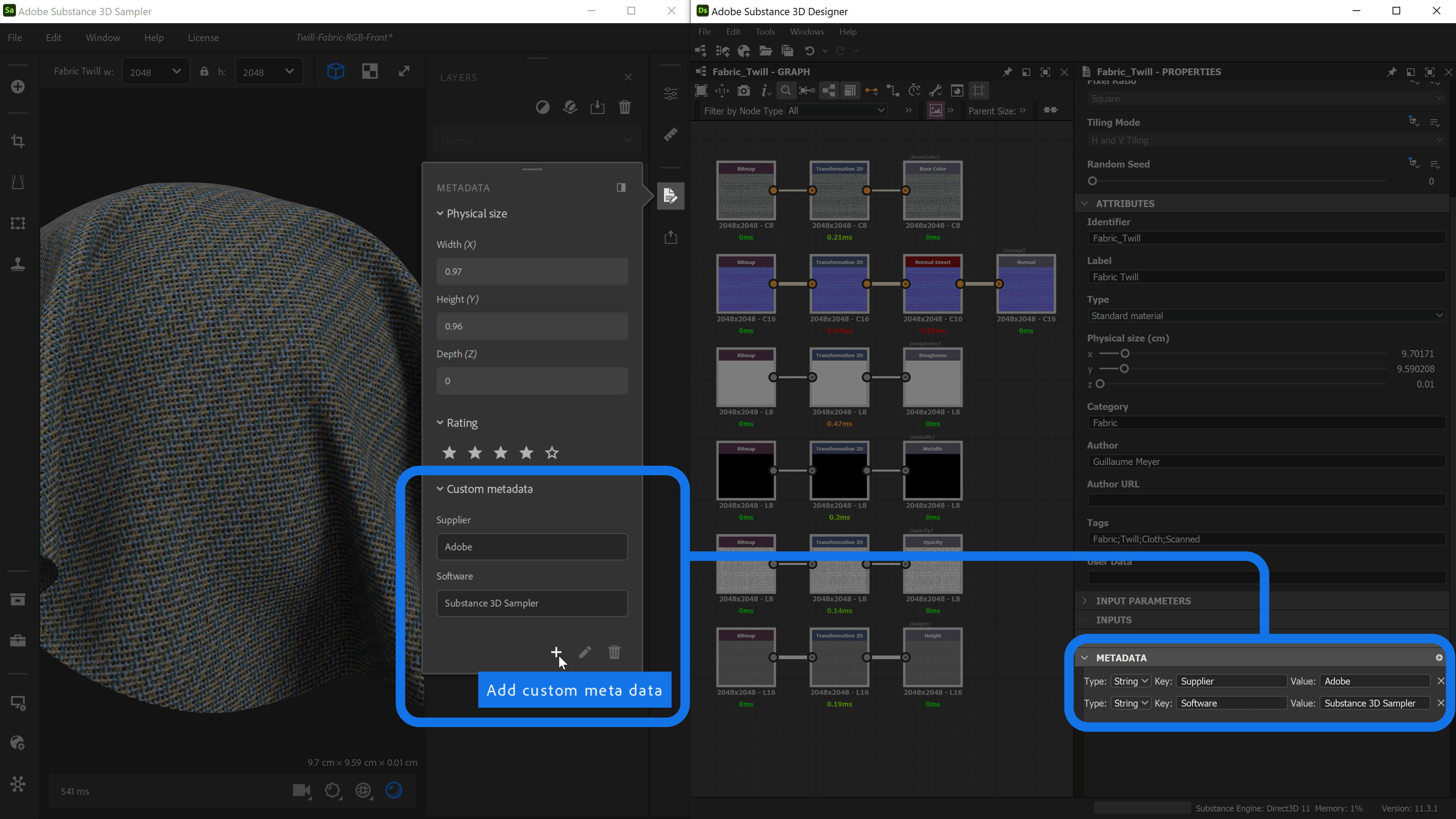 3D Sampler Now Uses Physical Size In Scans - Adobe Substance 3D