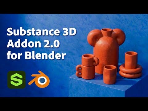 Video titled: Substance 3D Add-On for Blender: A Complete Guide | Adobe Substance 3D