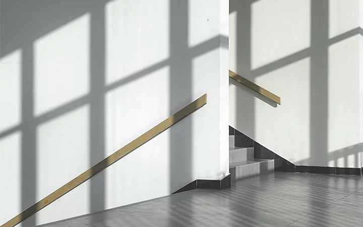 Staircases inside a building