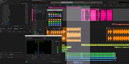 Edit your podcast in a Waveform or Multitrack editor.