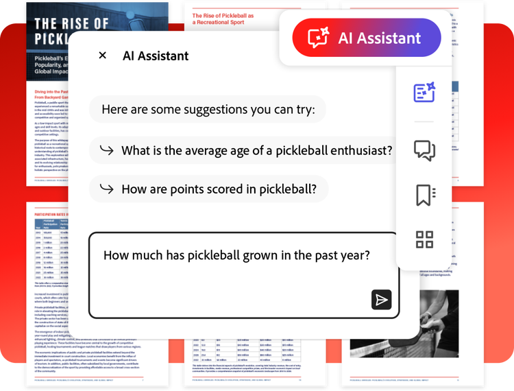 AI Assistant ใน Acrobat