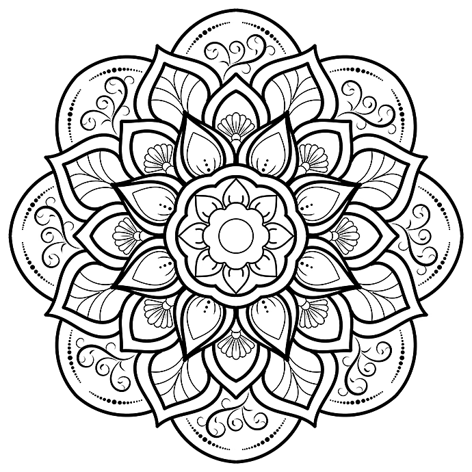 circle-flower-of-mandala-with-floral-ornament-pattern-vector-mandala-relaxation-patterns-unique-design-with-nature-style-hand-drawn-pattern-mandala-template-for-page-decoration-cards-book-logos