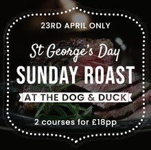 Black Sunday Roast St George's Day Facebook Ad