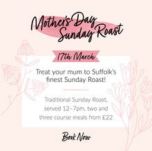 Pink & Cream Sunday Roast Floral Mother's Day Promotional Instagram Square Post