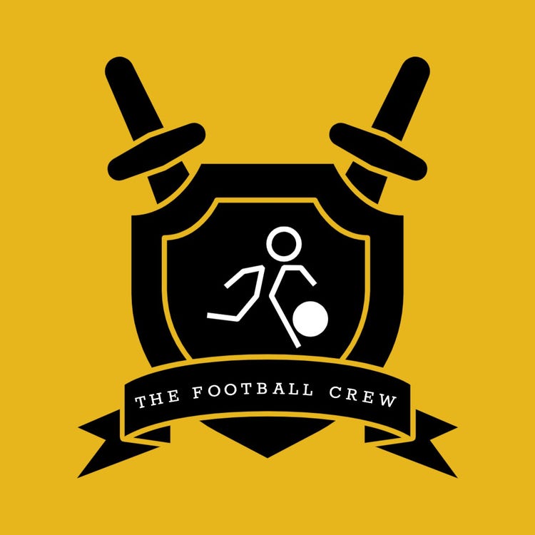 Yellow & Black Football Crew Logo