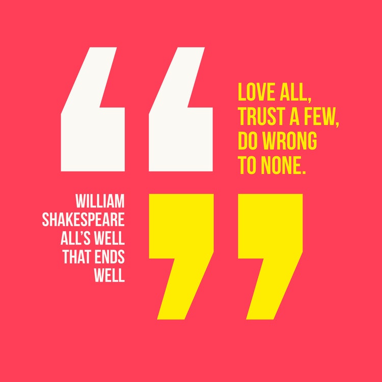 Pink, Yellow and White Minimalistic Quote Instagram Square